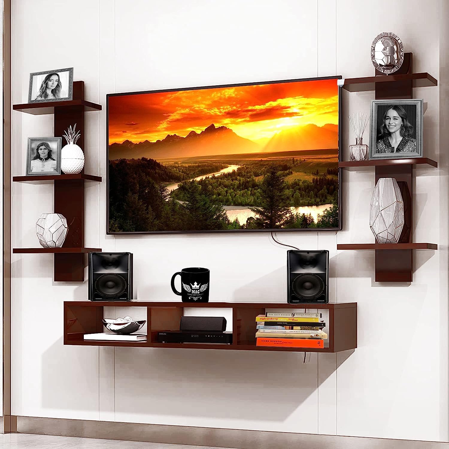 Maaz Art & Craft Maaz Art Craft Wooden Tv Entertainment Unit Tv Cabinet